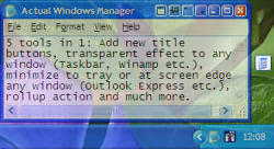 Actual Window Manager 7.0