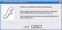 Adobe Flash Player Uninstaller 10.1.82.76