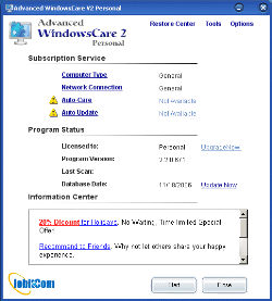 Advanced WindowsCare Personal 2.81