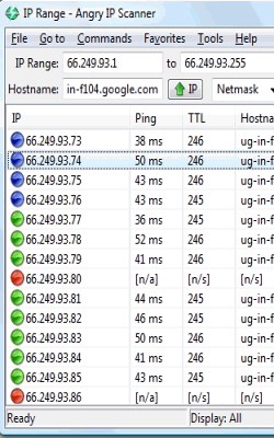 Angry IP Scanner (Windows) 3.0 Beta 4