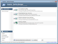Argente-StartUp Manager Portable 2.5.0.1