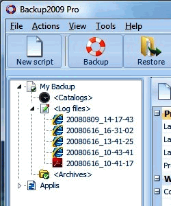 Backup2009 Pro 7.1.264