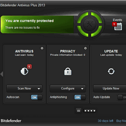 BitDefender Antivirus Plus 2013 16.21.0.1504