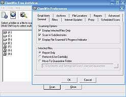 ClamWin Free Antivirus (Portable) 0.95.2