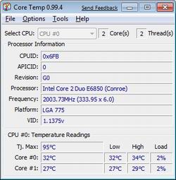Core Temp 0.99.4