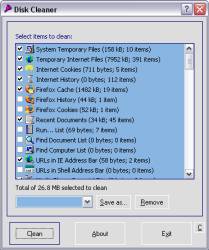 Disk Cleaner (98/ME/2000 İçin) 1.5.7