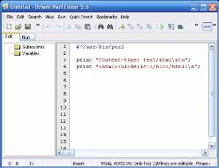 DzSoft Perl Editor 5.8.9.3