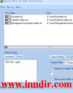 Excel/Xls to Pdf Converter 5.5
