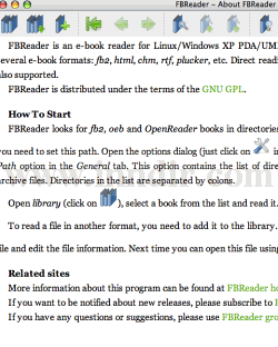 FBReader (Macintosh) 0.10.7