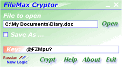 FileMax Cryptor 1.5