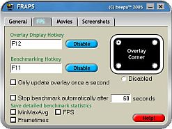 Fraps (2000/2003/XP/Vista/7 İçin) 3.2.3