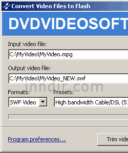 Free Video to Flash Converter 5.0.30.1029