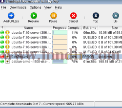 FreeRapid Downloader (Macintosh) 0.83