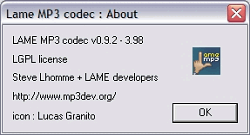 LAME MP3 Encoder 3.98.2