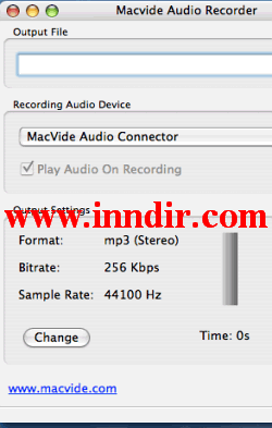 Macvide Audio Recorder (Macintosh) 2.1
