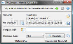 Marxio File Checksum Verifier 1.5.2