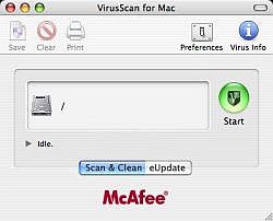 McAfee VirusScan for Mac 8.6.1