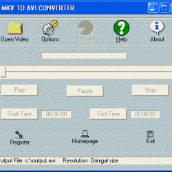 MKV to AVI Converter 3.2.7.8