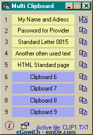 Multi Clipboard 1.11