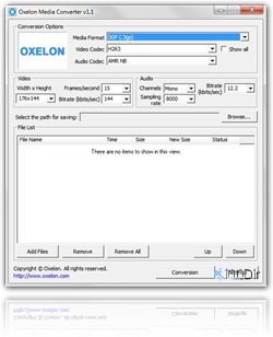 Oxelon Media Converter 1.1