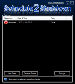 Schedule Shutdown 2.1.0