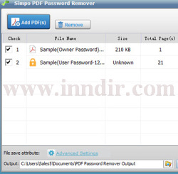 Simpo PDF Password Remover 1.1.0.0