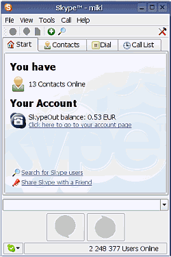 Skype (Linux) 2.0.0.72