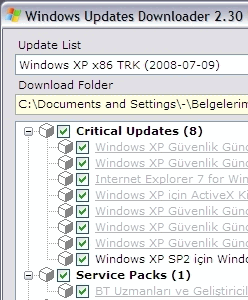 Windows Updates Downloader 2.30 Build 988
